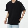 Yousheng Men T-shirt Round Neck Short Sleeve Casual Tops with Buttoned Hem Soft Lightweight Pullover Tops Home Gym Street Wear
