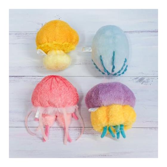 Naito Design Kenkyujo Pochamaru Plush S Jellyfish Series, Ibo Jellyfish, Approx. 10cm