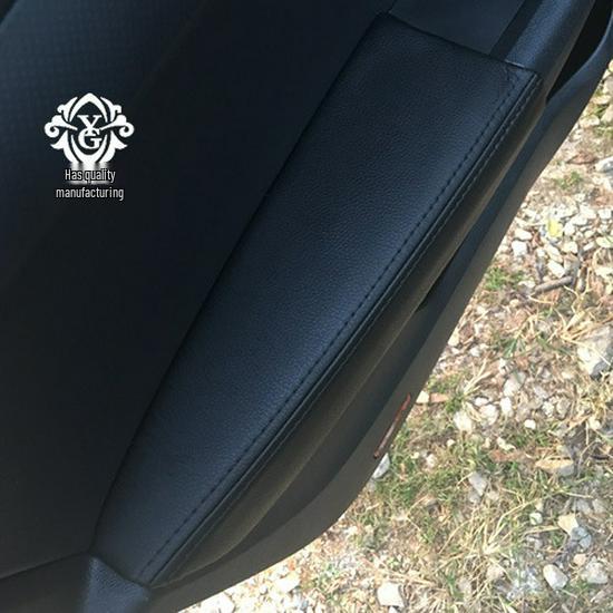 Leather Armrest Cover for Skoda New Octavia 15-19: Car Door Panel Interior Modification