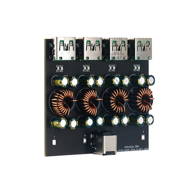 4 Port quick charges PCB Board Small  4 Device Fast Charging Board Small  Charging Solution for Smartphones & Tablets