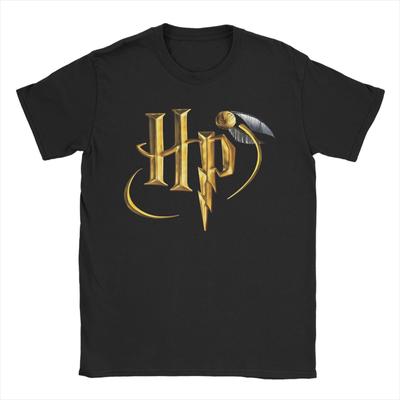Lustige Harry Film P-Potters Welt T-Shirts für Männer O-Ausschnitt 100% Baumwoll T-Shirt Kurzarm T-Shirts Sommerkleidung