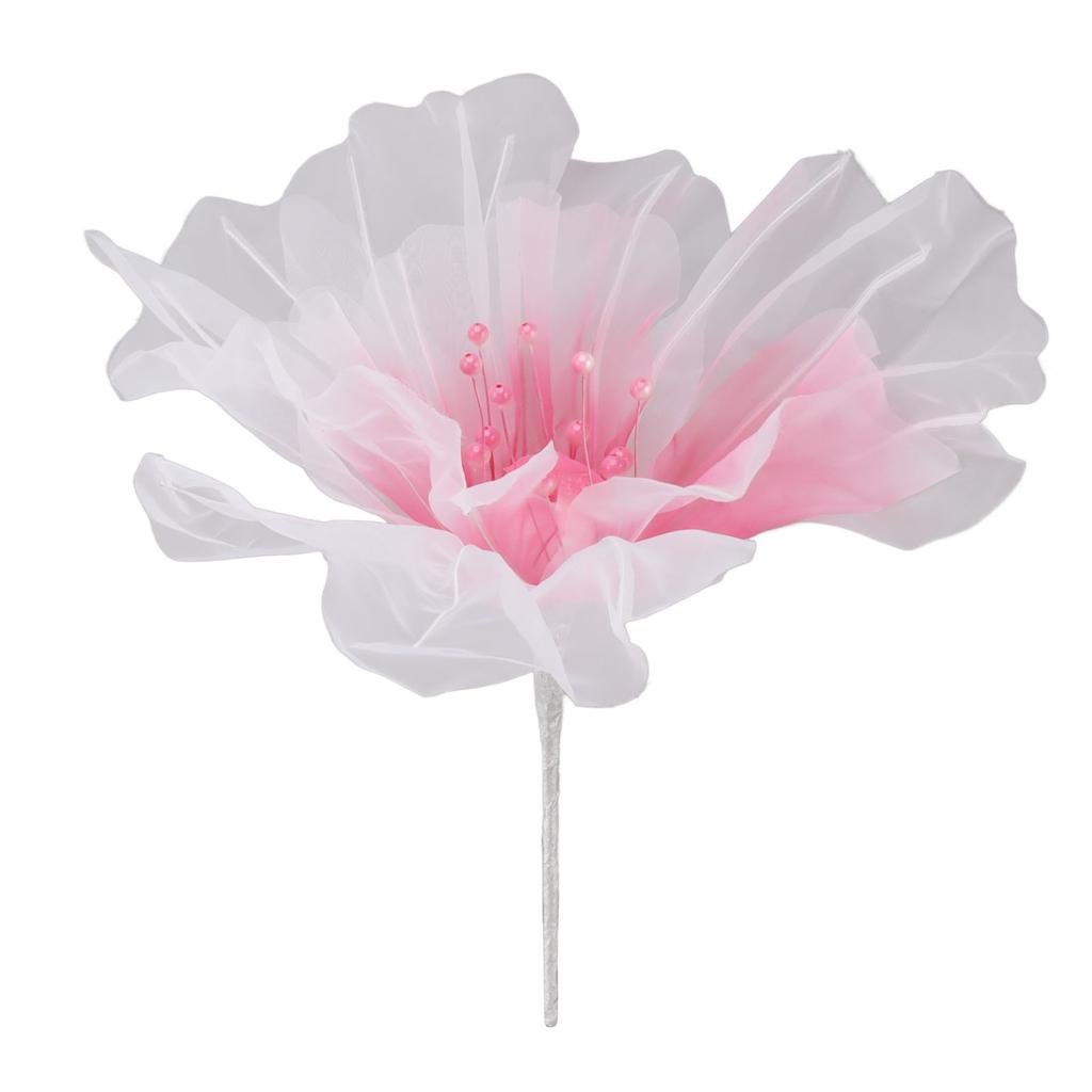 Gauze Flower 19.7in Diameter Soft Bright Colors Light Reusable Handcrafted Organza Flower for