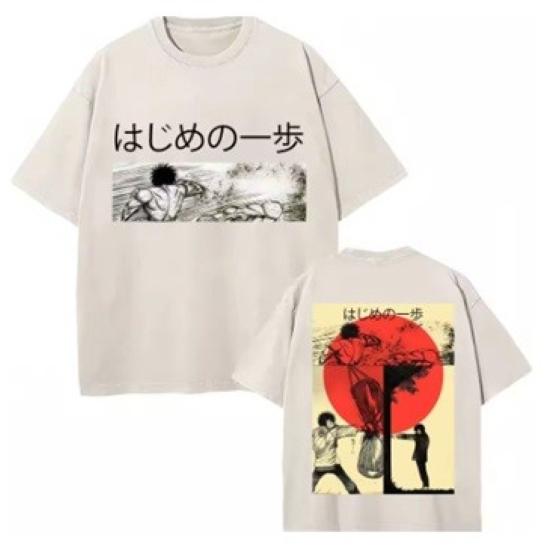 T-shirt Takamura Ippo Skull Skeleton Cartoon Anime MMA Boxing Muay Thai Kickboxing Print 3D Training Workout Sport Unisex Short Sleeve Fitness Gym