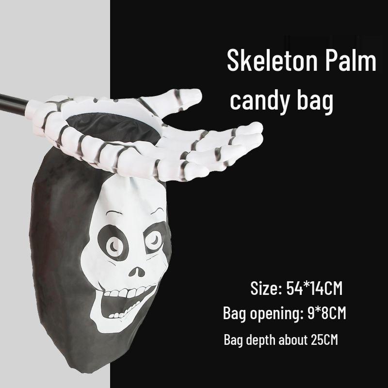 

Halloween Skeleton Trick-or-Treat Candy Bag for Kids - Pumpkin Design, Cute and Creative Gift & Performance Prop