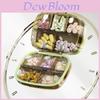 Portable Ten Compartment Medication Organizer With Large Capacity For Weekly Pill Storage