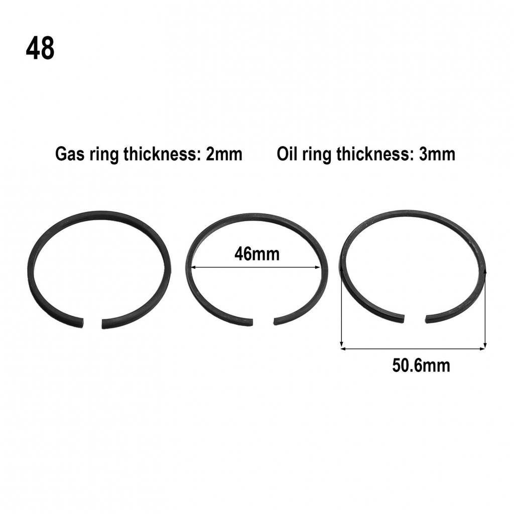 Light Weight Air Compressor Piston Air Pump Accessories Piston Rings Parts