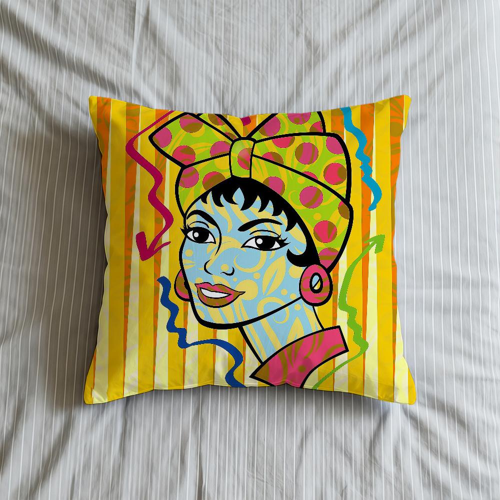 Cushion Cover Art Soft Case For Sofa Living Room Home Comfortable Aesthetic Office Decor Protective Venezuela Pillow Covers