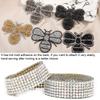 1m Strass Glasgewebe Band Eisen auf Aufnäher Brautkleid Schuhe Besatz (  Farbe)