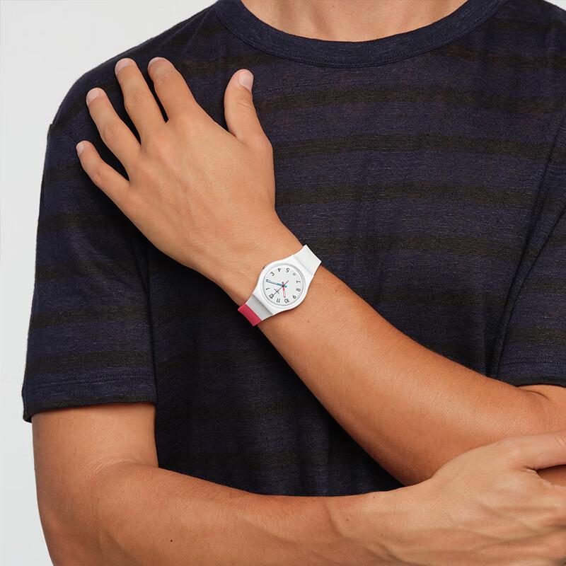 SWATCH Unisex 34mm White Watch SO28W400 SO28W400