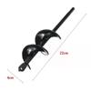 D2 9 To 18 Inch Earth Planter Spiral Auger Drill Bit Post Hole Digger Power Garden Auger Kit Spiral Drill Bit Tool Set for Metal