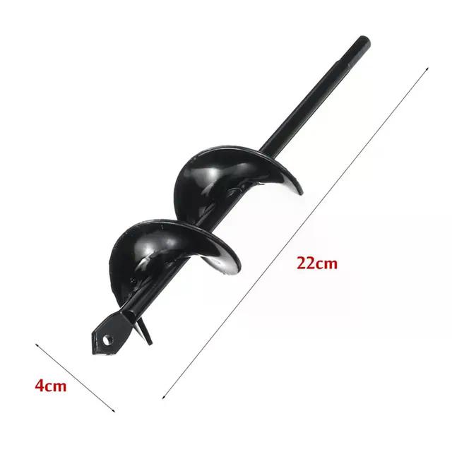 D2 9 To 18 Inch Earth Planter Spiral Auger Drill Bit Post Hole Digger Power Garden Auger Kit Spiral Drill Bit Tool Set for Metal