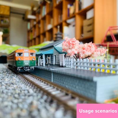 50Cm Length Ho 1/87 Scale Metal Train Track - Model Railway Maquette Building Hobby Model Tools Train Track Link Material
