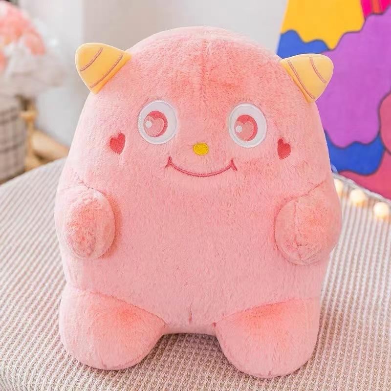 Cute soft-hearted little monster plush doll child sleeping soothing pillow girl rag doll birthday gift