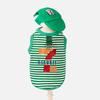Spring Summer Dog Striped Knitted Funny Hat Vest Set Medium Small Dog Teddy Cat Pet Dog Clothes