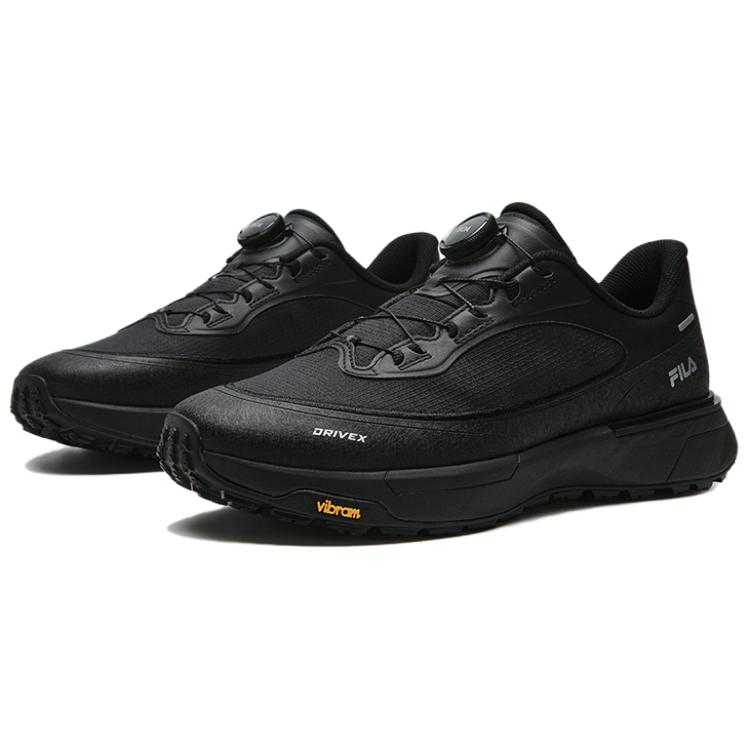 FILA Yisu Pro Comfortable Versatile Shock Absorbing Slip Resistant Durable Supportive Lightweight Low Top Golf Shoes Men sneaker Black A12M634114FBK