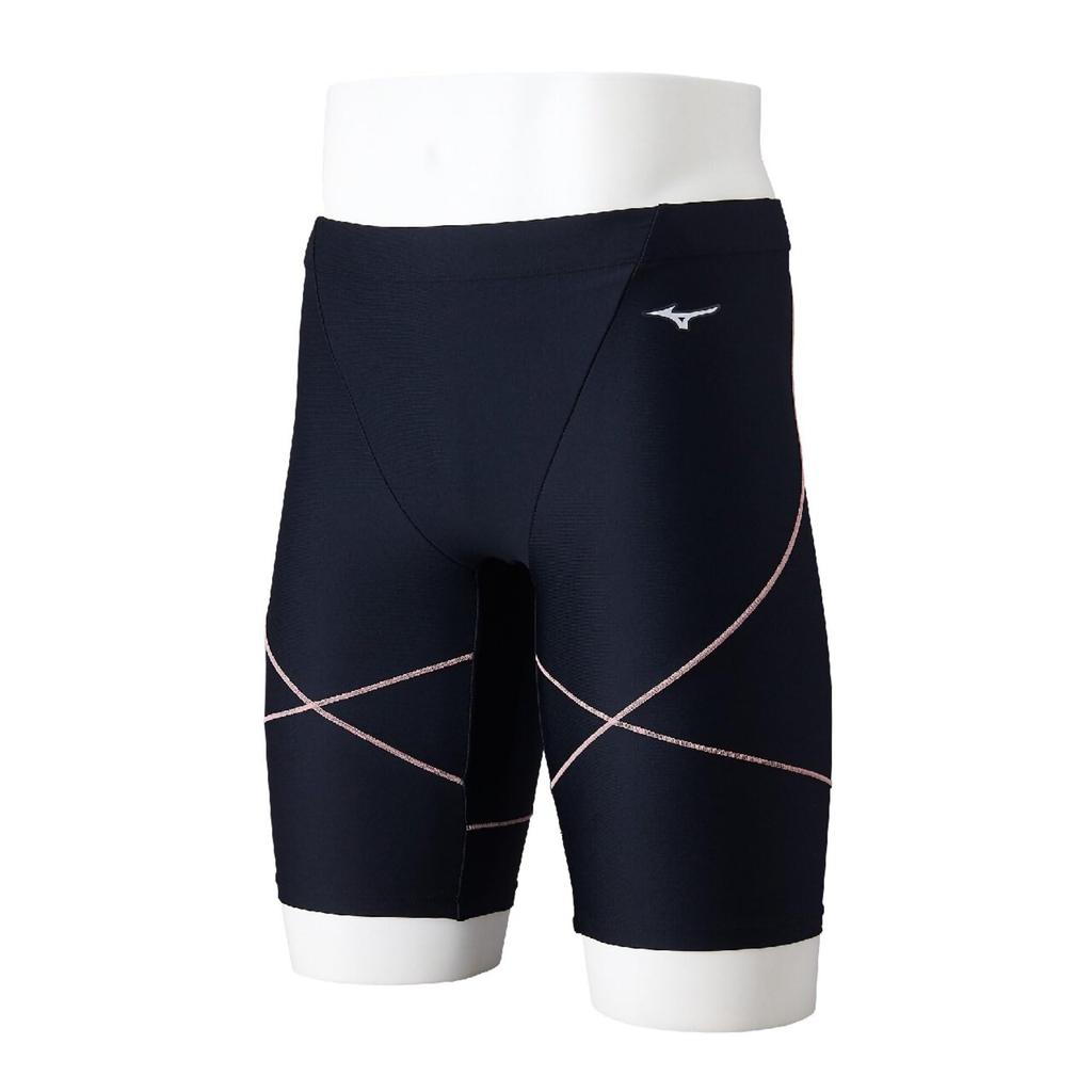 Mizuno StrokeONE Half Spats Size Black X Coral Pink N2JBD603, M,