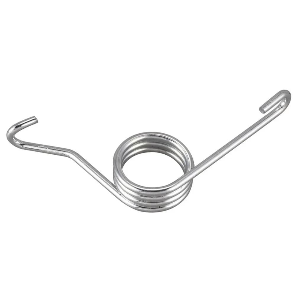 2 szt. Tylne Sprężyny Powrotne Zacisku Hamulcowego Dla Skoda-Parking Pompa Rozdzielcza 7H0615295A/7H0615296 Zamiennik Srebrny Metal