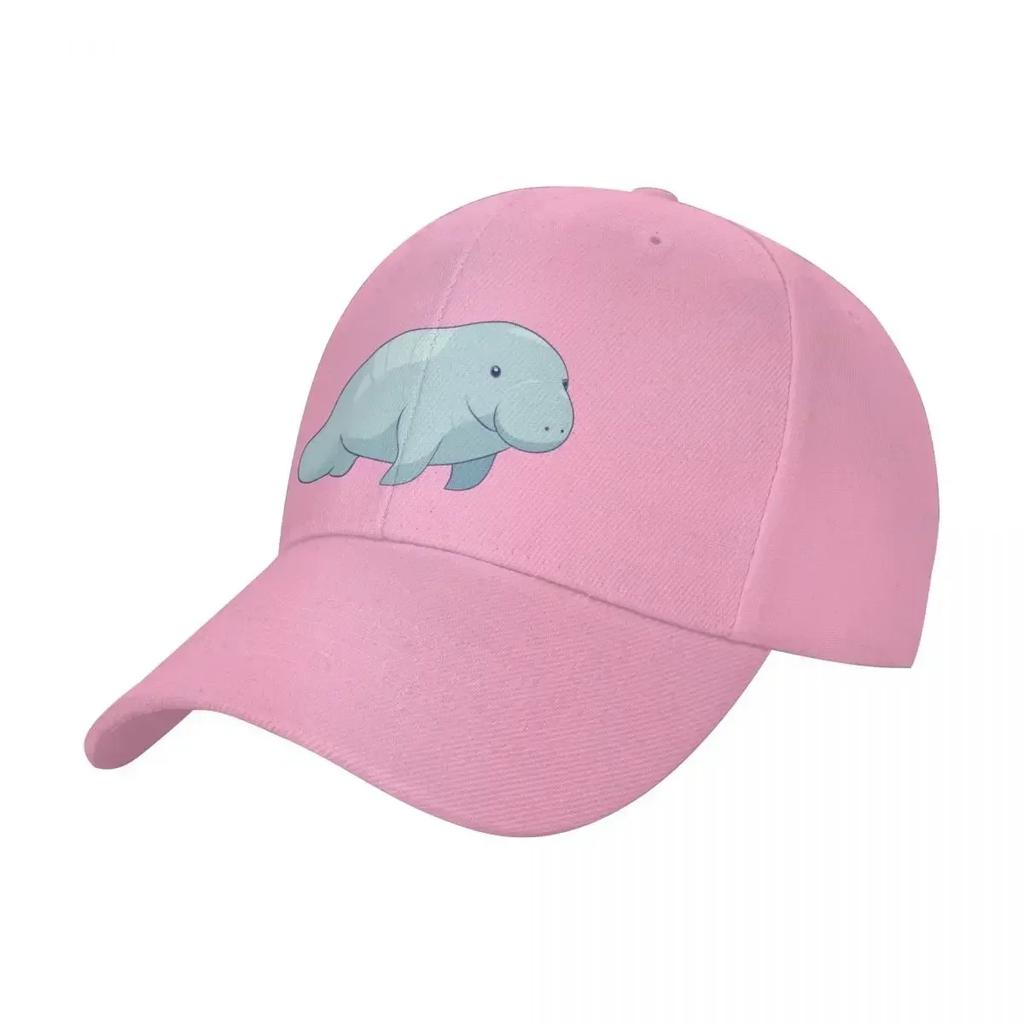 Cute Dugong Baseball Cap Birthday Gentleman Hat Snapback Cap Big Size Hat Men Luxury Brand Womens