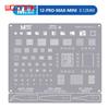 MAANT Mobile Phone Repair BGA Stencil for iPhone XS-16PRO MAX Used for Tin Plating Steel Mesh On BGA Packaged ICs