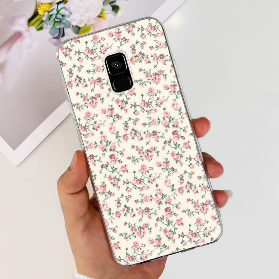 For Samsung Galaxy A8 Plus 2018 Case SM-A730F Luxury Painted Cover Soft Silicone Phone Case For Samsung A8 2018 A530F A8+ Fundas