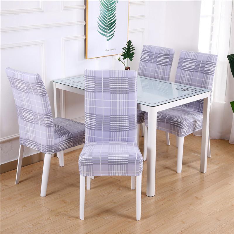 Stretch Chair Cover Spandex Dining Seat Cover for Banquet Wedding Restaurant Hotel Anti-dirty Removable Funda De Silla