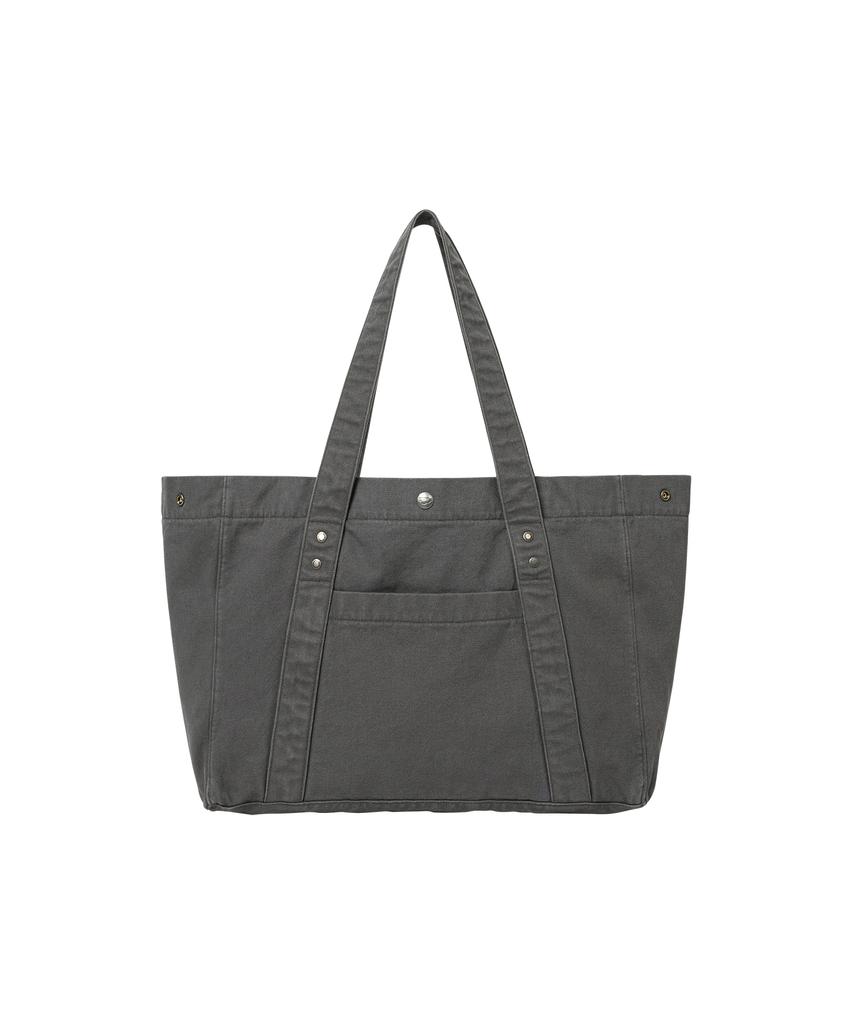 Wellbeing Express Washed Cotton Tote Bag Charcoal