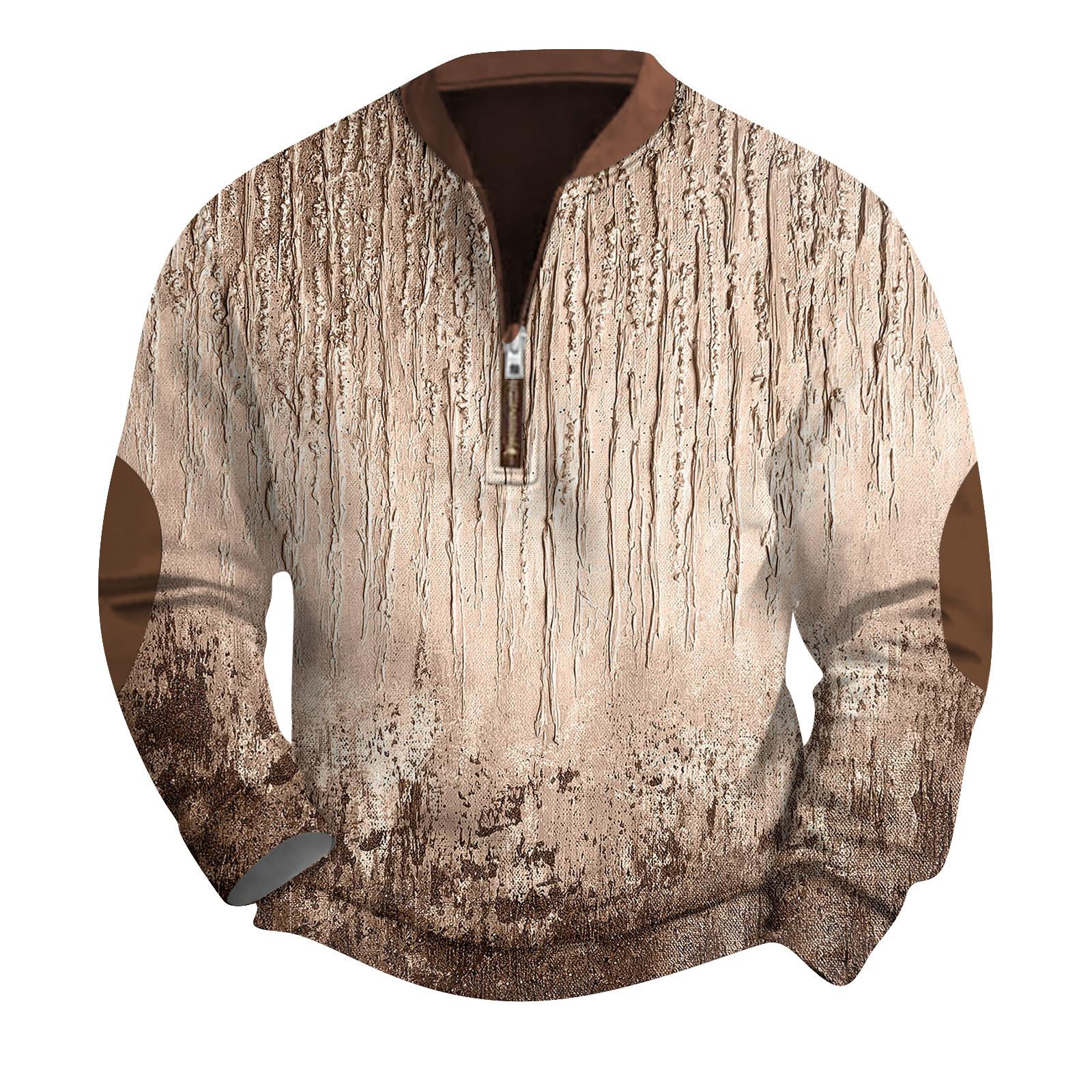 

Мужская повседневная толстовка в стиле ретро с градиентным принтом XXXXL