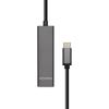 Aisens USB 3.1 USB-C HUB - USB-C Male To 4xType A Female - 15cm - Gray Color-A109-0403