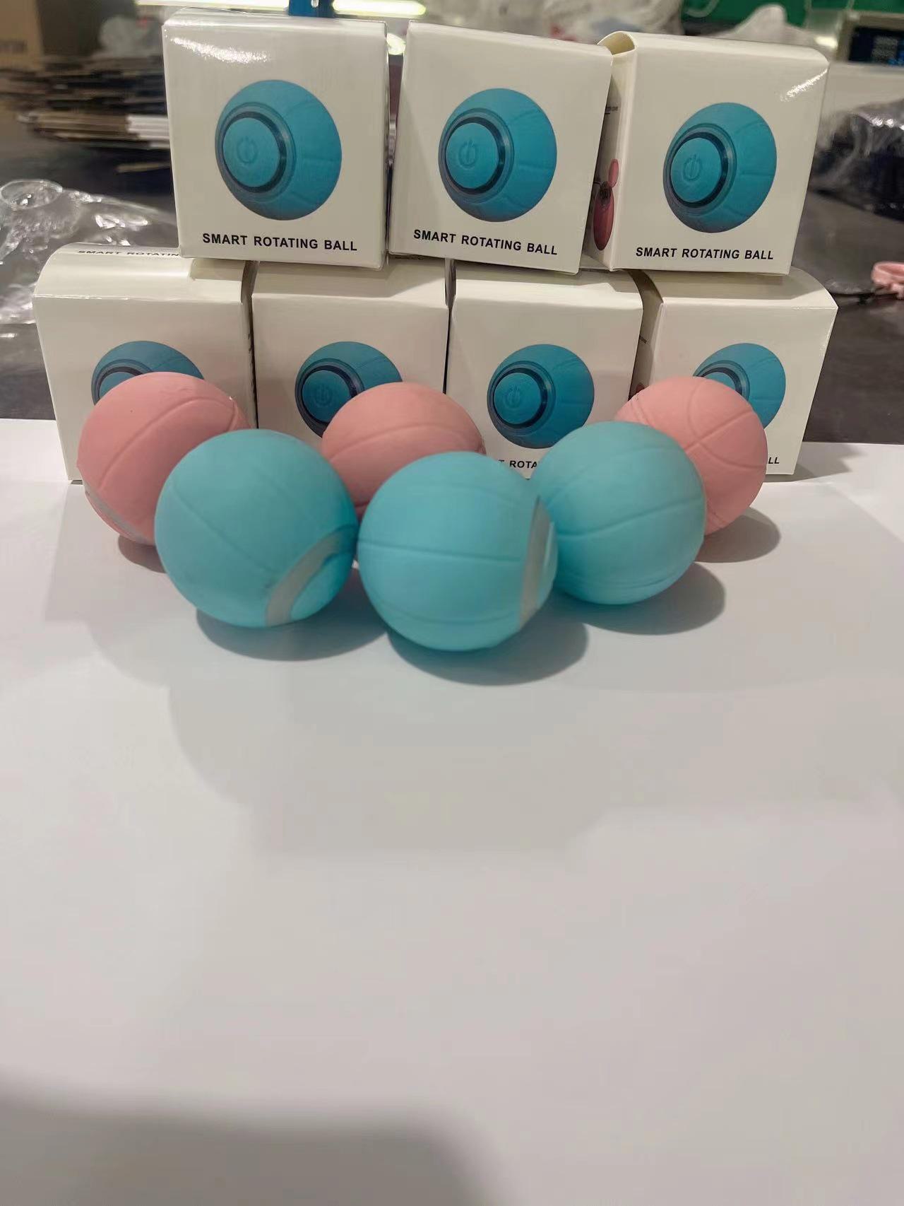 

Игрушка для кошек Gravity Rolling Ball - прочная, вызывающая скрежетание зубами, игрушка для развлечения питомца Horizontal stripes розовый