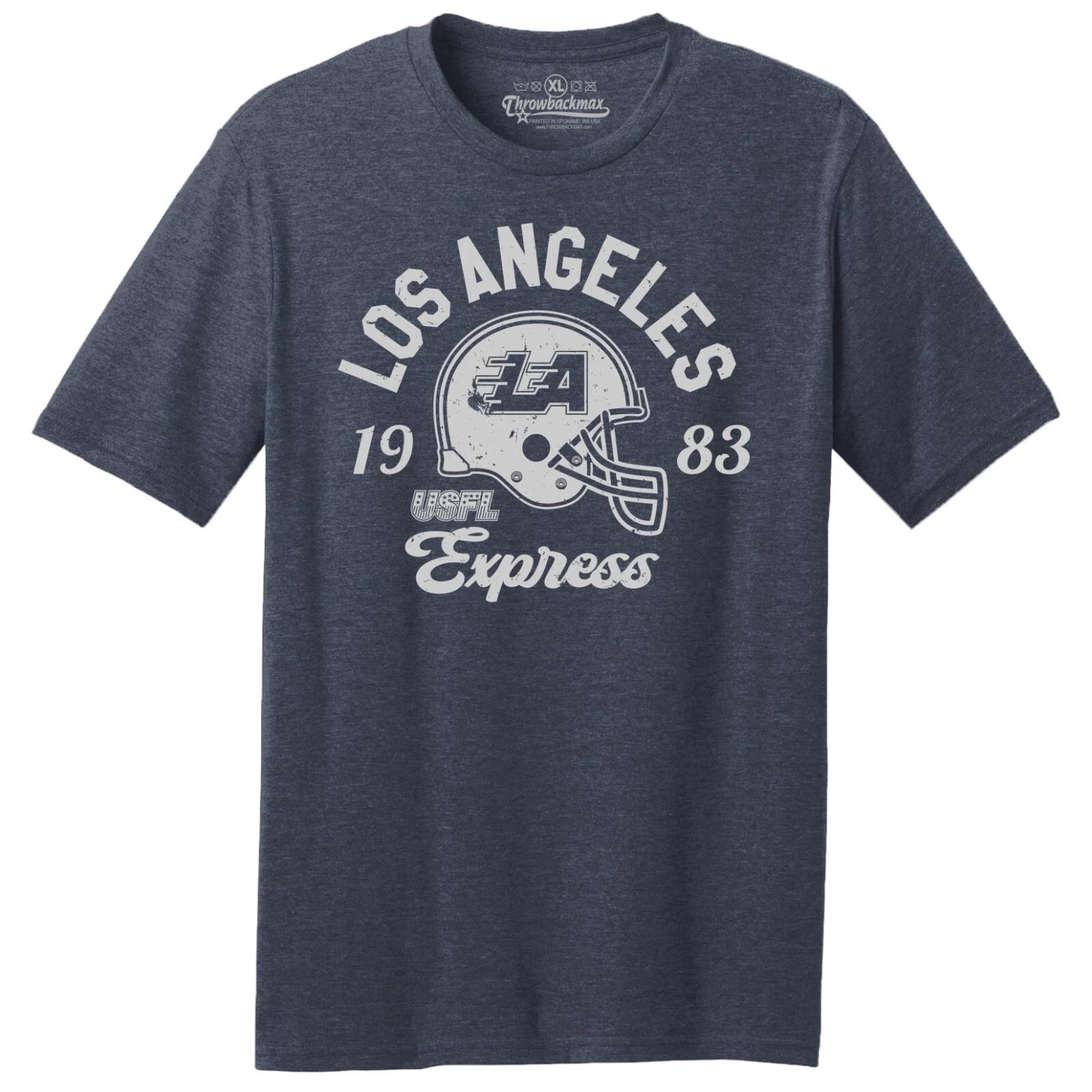 Los Angeles Express 1983 USFL Football TRI-BLEND Tee Shirt S