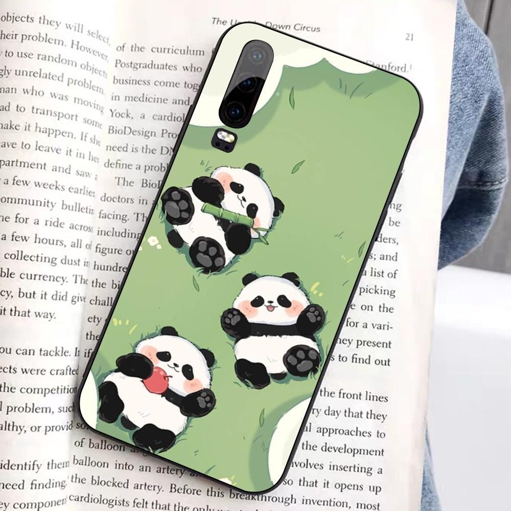 Cartoon Lovely Panda Phone Case For Huawei Honor 10 Lite 9 20 7A 9X 30 50 60 70 Pro Plus Soft Silicone Cover