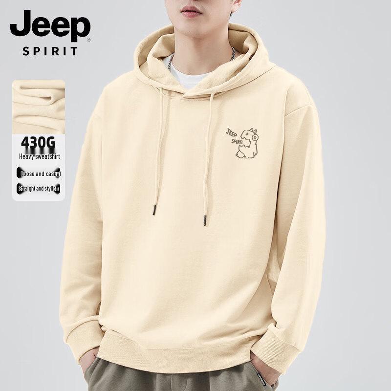 

JEEP SPIRIT Men s Graphic Hooded Sweatshirt M
