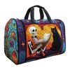 Women's Large Casual Printed Yoga Bag for Travel, Halloween Christmas Handbag