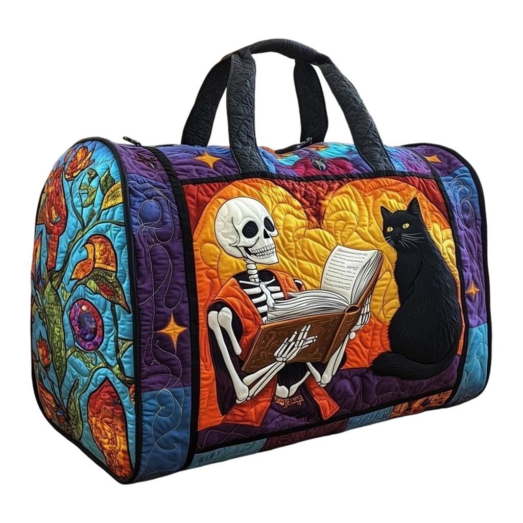 Women's Large Casual Printed Yoga Bag for Travel, Halloween Christmas Handbag
