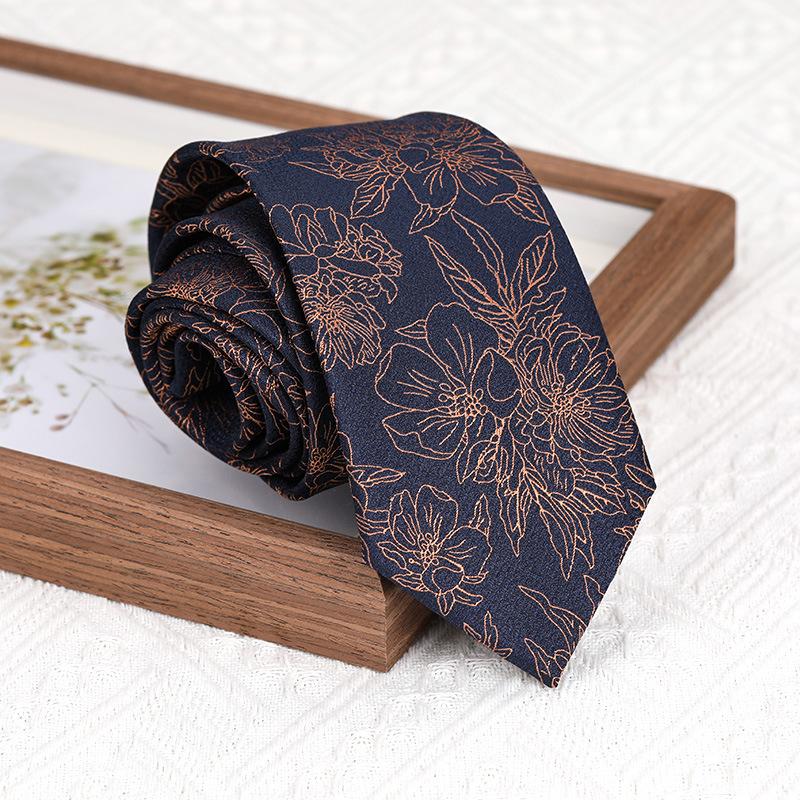 

Hong Kong Style Series Retro Wedding Banquet Groom Best Man Wedding 8Cm Dress Hand Tie