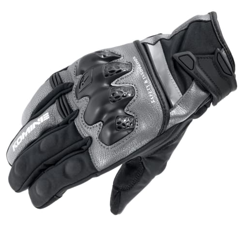 Komine GK-855 Protective Windproof Warm Gloves for Motorcycles HG Gunmetal XL