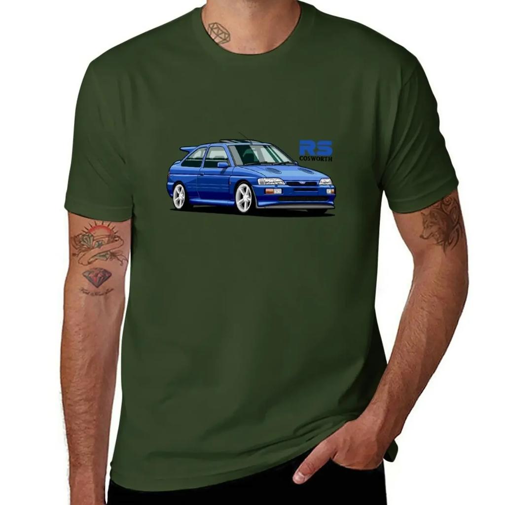 Escort RS Cosworth (blue) T-Shirt graphics t shirt kawaii clothes graphic t shirts
