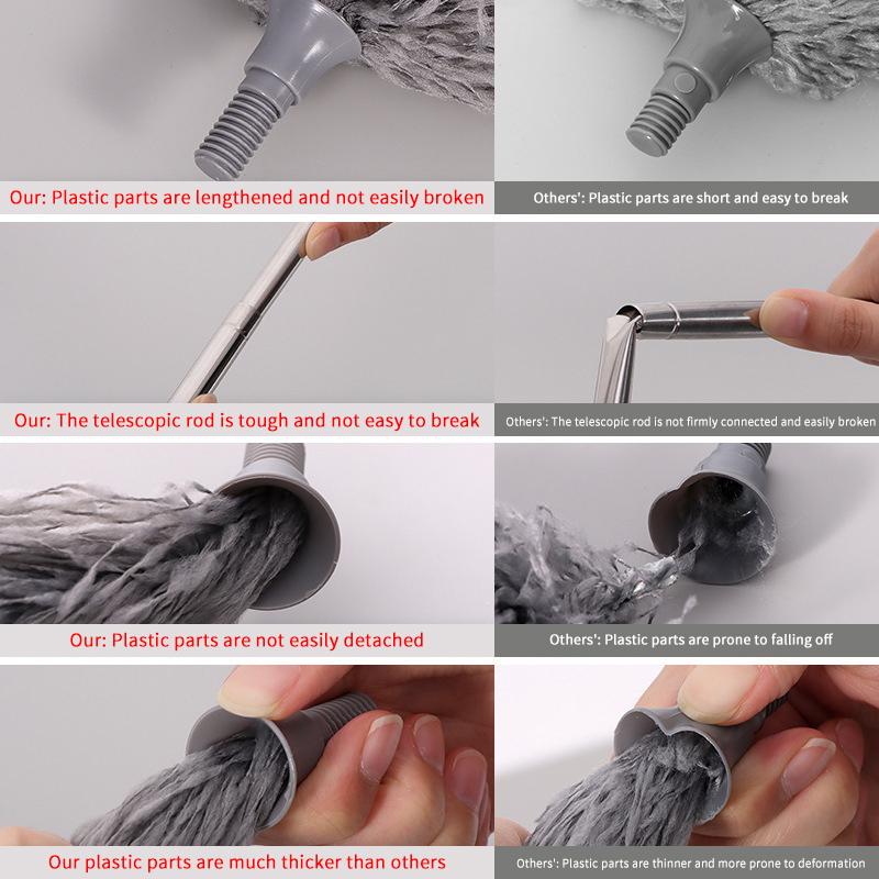 Extendable Microfiber Duster Retractable Duster Brush Household Cleaning Tools Dust Remover Brush For Dust Cleaning