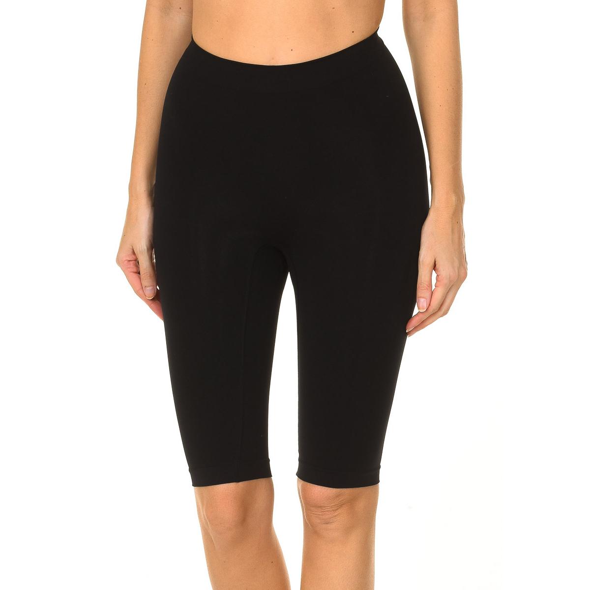 Pantaloncini modellanti lunghi Invisible Plus 410464 per donna S/M nero