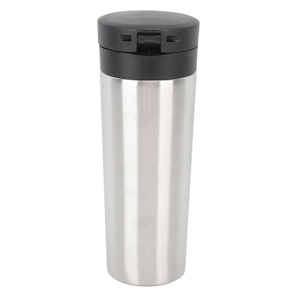 Isolerad kaffemugg Rostfritt stål Resekaffekopp Bärbar Isolerad Bilkaffekopp med Lock