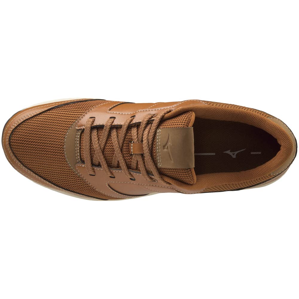 Mizuno YOUDO Men's Walking Shoes, Size M, Knee-Friendly, Reduces Stress, Comfortable, Easy on the Knees, Brown, Size 27.0 cm, 3E