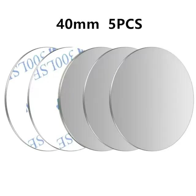 5/10PCS Black Magnetic Metal Plate For Car Phone Holder Universal Iron Sheet Disk Sticker Mount Mobile Phone Magnet Stand