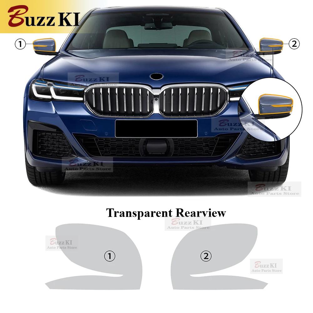 for BMW 5 Series G30 M Sport TPU Front Headlight Rearview Protection Film Precut Car Clear Transparent Sticker