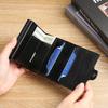Large Capacity Double Layer ID Credit Card Holder Anti Rfid Blocking Protected Magic Wallet for Men Carbon Fiber Cardholder Case