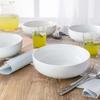 2 Pack White Round Porcelain Serving Bowls Microwave Safe Dishwasher Safe Oven Safe Ideal Salad Soup Cereal Serving