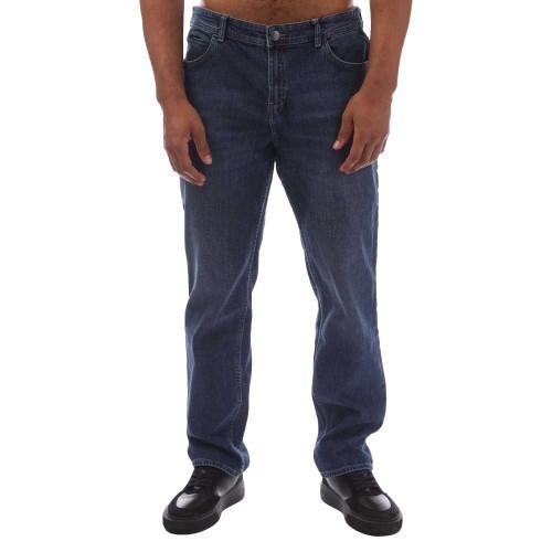 Timberland Mens Sandown Leather Patch Straight Jeans