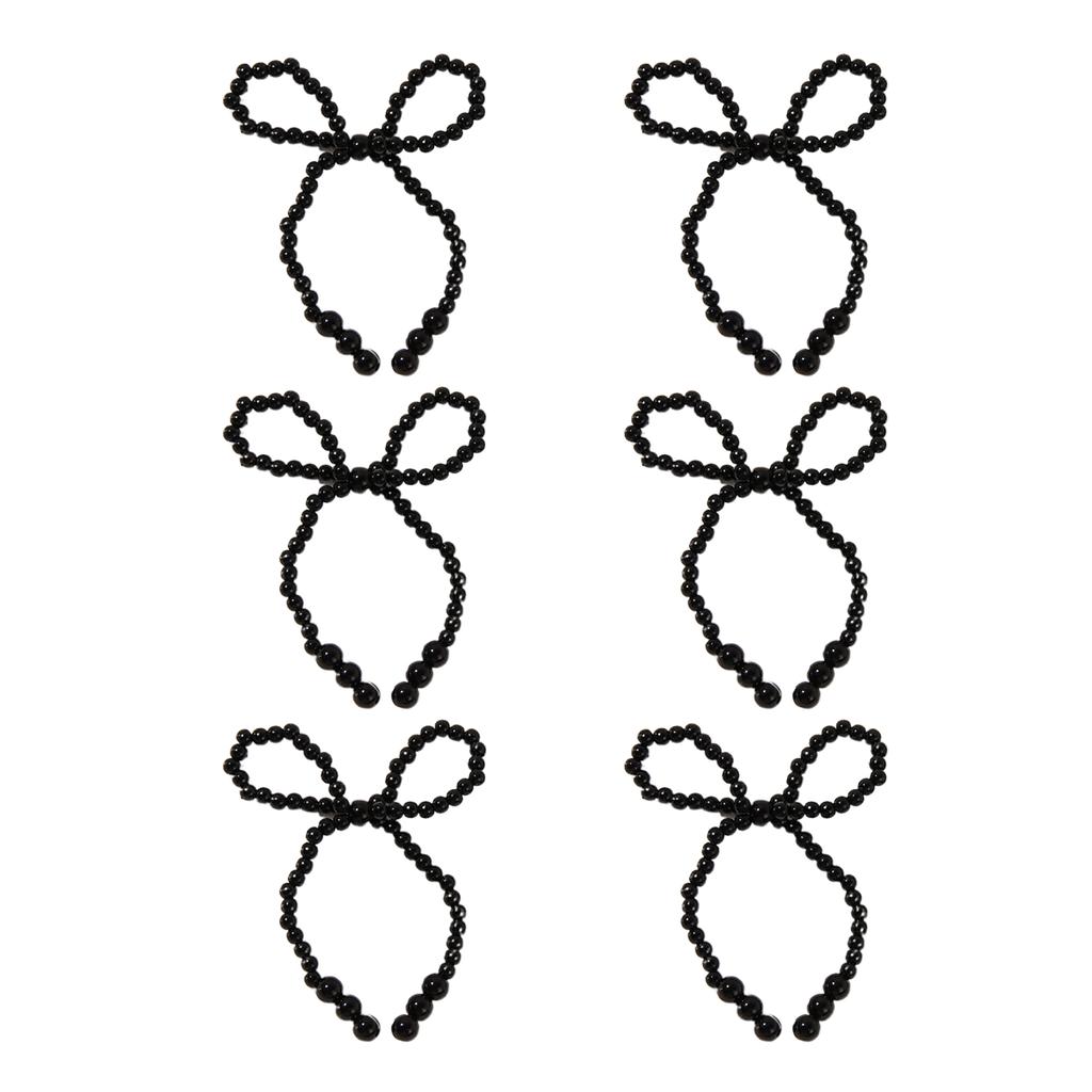 Ručně vyráběný korálkový přívěsek s mašlí, šperková součást, šperková ozdoba, přívěsek na náramek, elegantní mašle, komponent pro šperky