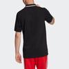 Adidas Originals Trefoil Casual Sports Breathable Embroidered Collar Short Sleeve Polo Shirt Men Tops Black FM9952