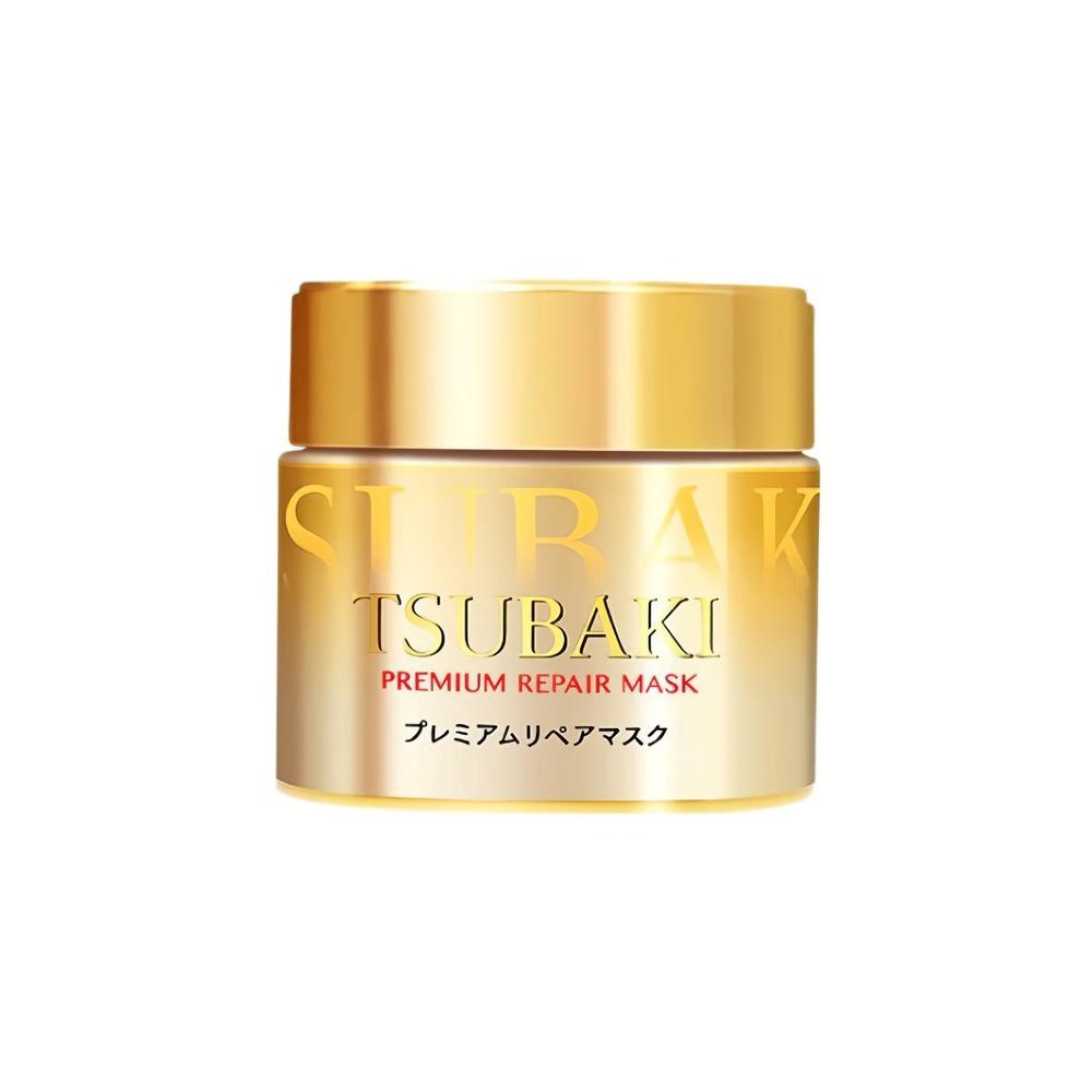 Shiseido TSUBAKI Премиум Восстанавливающая Маска для Волос Глубокое Питание Поврежденных Волос 180г beige