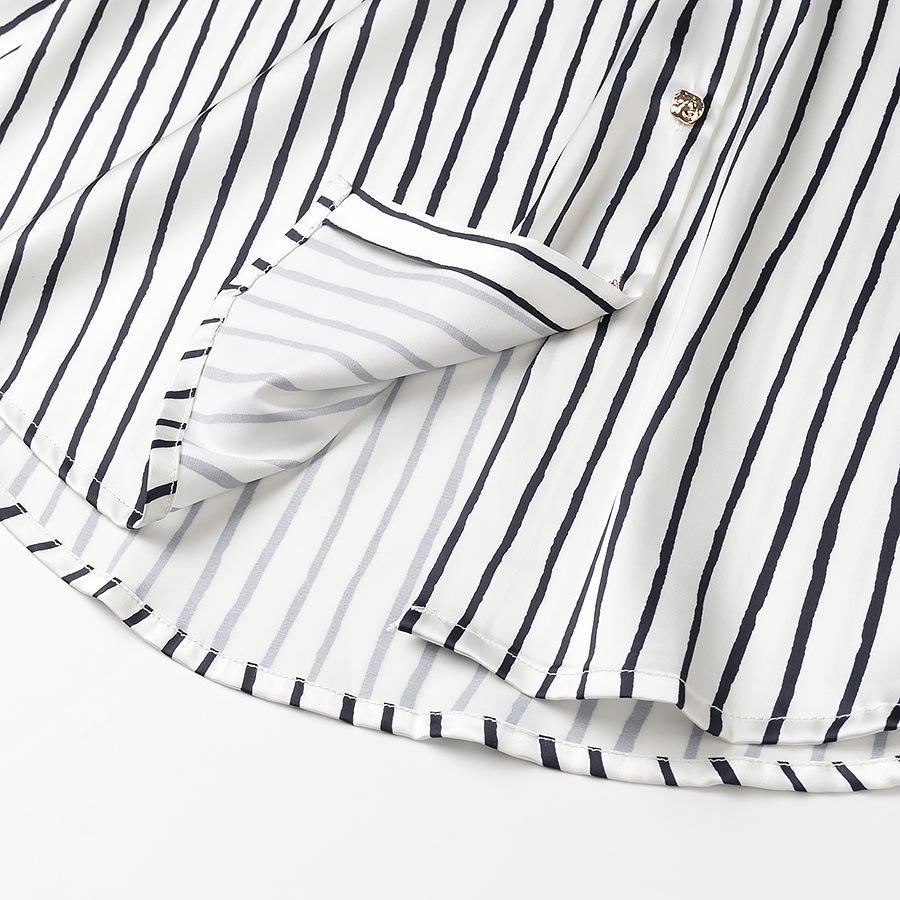 Spring/Summer 2025 Women's Versatile Single-Breasted Silk Satin Shirt